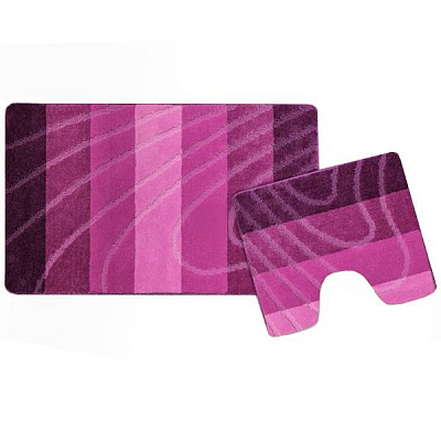 Набір килимків Vonaldi Colorline Bari Grape фуксія