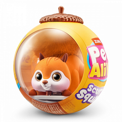 Іграшка інтерактивна Pets & Robo Alive S1 Білочка помаранчевий 9565A