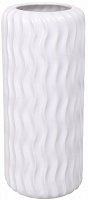 Ваза керамическая белый Тромсе 14,5х33 см