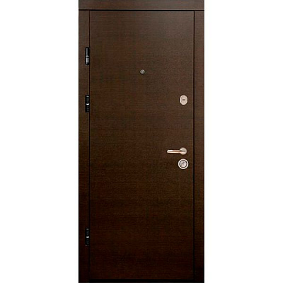 Дверь входная Министерство дверей КС Микс+ венге белый 2050x860 мм левая