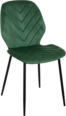 Стул обеденный Центр Меблів NIA 46х56,55х87 см (UF910-12) зеленый / черный