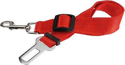 Ремень базпекы для собаки в автомобиль арт.1168 Стреппин красный ТрендБай красный