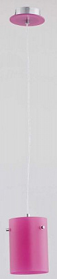 Люстра подвесная ALFA Tedy L 1x60 Вт E27 розовый 9154 