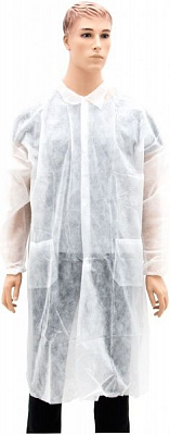 Халат рабочий Delta Plus р. XL рост универсальный BLOUSPOXG белый