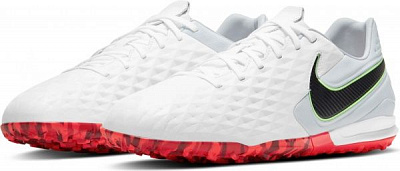 Сороконожки Nike Tiempo Legend 8 Pro AT6136-106 р. US 8 белый