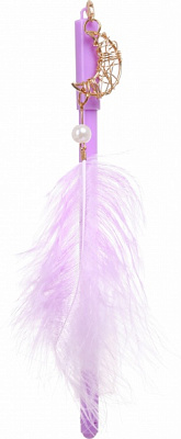 Ручка гелевая Feather&moon фиолетовая 