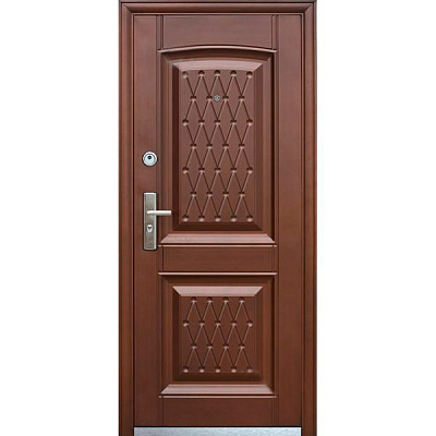 Двері вхідні Tarimus К777-2 коричневий 2050x960мм праві