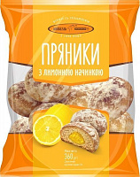 Пряник з лимонною начинкою 0,36 кг в упаковці Київхліб 4820227211777