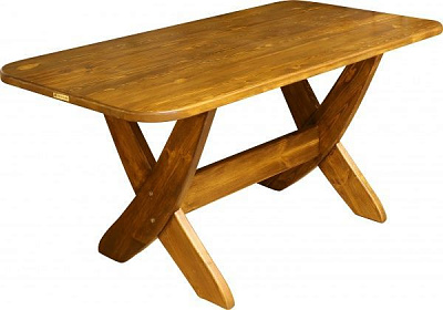 Стіл DrevoLine Весна Плюс сосна 80x150 см палісандр