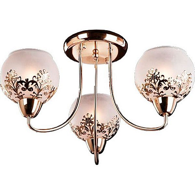 Люстра потолочная Blitz 9136-43 3x40 Вт E14 золото 