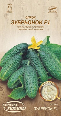Семена Семена Украины огурец Зубренок F1 600300 0,5г
