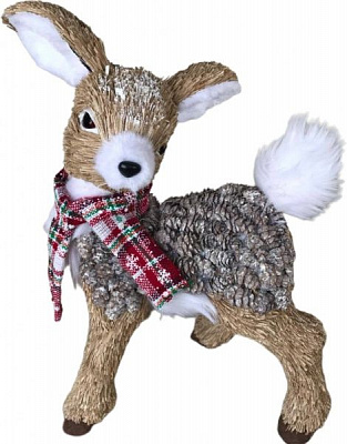 Декорація новорічна Олень 23x33 см EPI-70477016