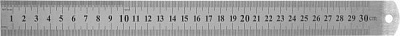 Лінійка металева 30 см в ПВХ чохлі