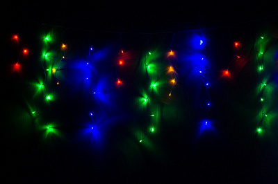 Электрогирлянда бахрома мигающая (950125) светодиодная (LED) 100 ламп 3 м 