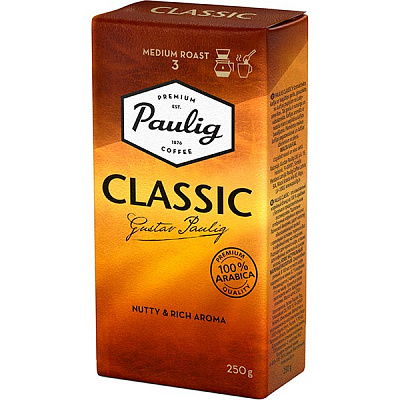 Кофе молотый Paulig Classic 250 г 6411300158102 
