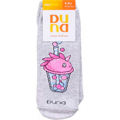 Носки детские унисекс Duna 4211 р.18–20 светло-серый 