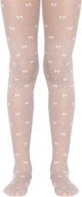 Колготки для дівчаток Conte-Kids Ce Amelie р.146-152 білий