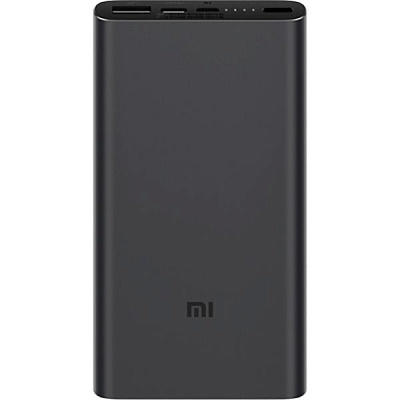 Внешний аккумулятор (Powerbank) Xiaomi 10000 mAh black (495075) Mi Power Bank 3