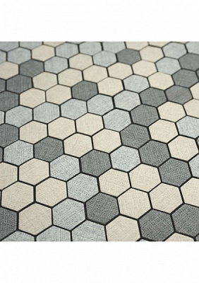 Декоративная панель EMERGO самоклеющая Шестиугольник Синий XS Home Inspire 