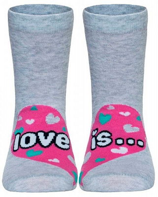 Шкарпетки дитячі Conte-Kids 279 17С-10СП р.24 світло-сірий