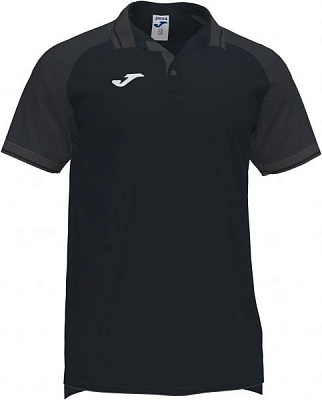 Поло Joma ESSENTIAL II POLO BLACK-ANTHRACITE S/S 101509.110 M черный
