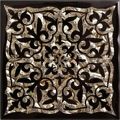 Плитка Grand Kerama Тако Ніч золото рифлена 2051 8x8