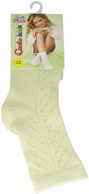 Шкарпетки дитячі Conte-Kids MISS 116 р.22 лимонний