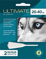 Краплі Ultimate проти бліх, кліщів, вошей і волосоїдів для собак 20-40 кг
