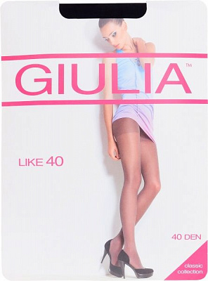 Колготки Giulia Like р. 4 40 den чорний 1 пар