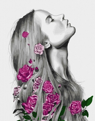 Картина по номерам Расцветаю bk_1219 40x50 см BookOpt 