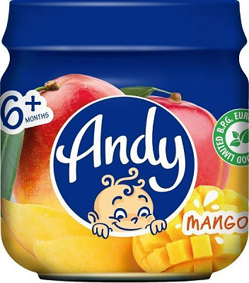 Пюре Andy Манго 80 г 4813163003483 