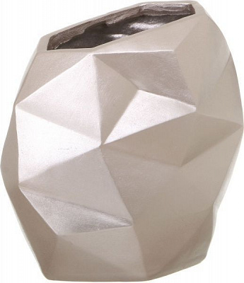 Ваза Авангард 24х14х23 см полірезина бежевий