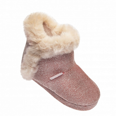 Тапочки детские для девочки Home Story р.30-31 коралловый 211550-4 