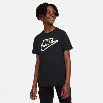 Футболка Nike K NSW TEE CLUB+ FD3189-010 р.M черный