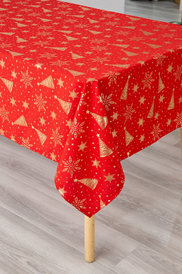Скатертина Tangi 140x180 см червоний Sensio