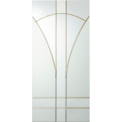 Витражное стекло 603х285 Лотос под фасад МДФ 713x396