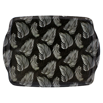 Поднос Arino Feathers 40x29,7x2 см прямоугольный нескользящий 74652