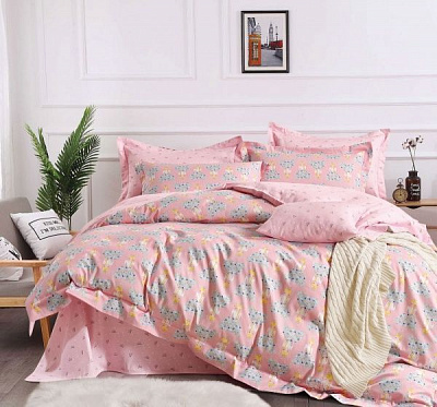 Комплект постельного белья Princess розовый Design_LLXZ