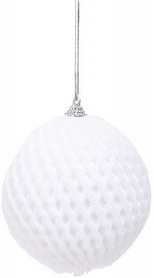 Шар пластиковый Сеточка d100 SDA210W белый