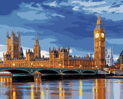 Картина по номерам Лондон bk_1345 50x40 см BookOpt 