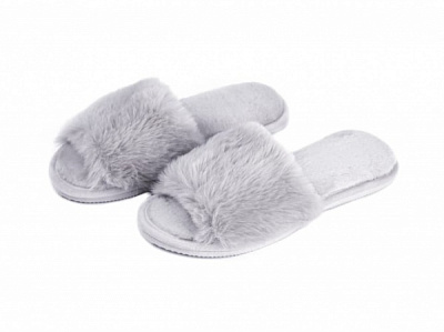 Тапки домашние Twins HS-LUX меховые р.40 светло-серый 