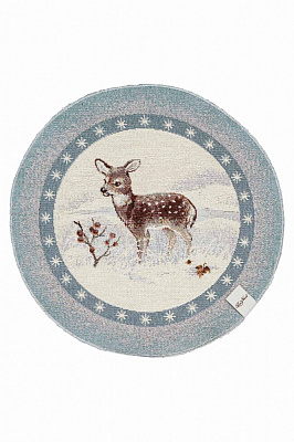 Салфетка декоративная La Nuit Хутор d28 28x28 см