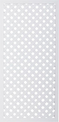 Решетка 613x196 мм под фасад МДФ 713x296 мм белая