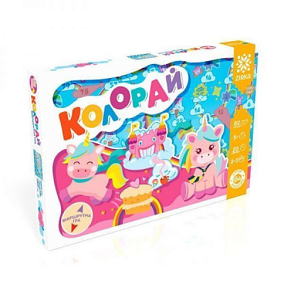 Игра настольная Зірка Ходилка Колорай 127913