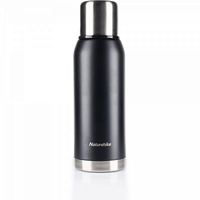 Термос туристический Q-9H NH19SJ010, 304 сталь, 1.0 л, черный Naturehike