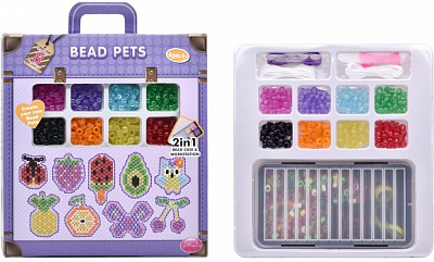 Набір для творчості ZHI MING XING в кейсі Bead Pets MX0418696