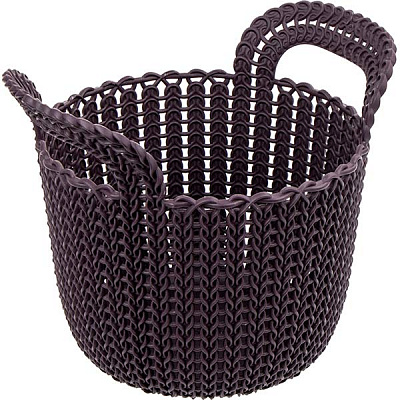 Кошик пластиковий Curver 230118 Knit XS круглий 230x190x190 мм