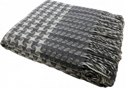 Плед Ельф Carambola 200x220 см біло-сірий Vladi