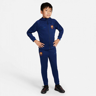 Спортивний костюм Nike FCB LKNK DF STRK HDTRKSUIT KKS DH7803-492 р. M темно-синій