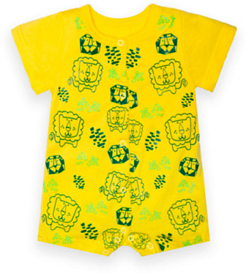 Песочник для мальчика GABBI р.56 желтый 13112 